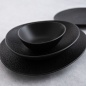 Piatto da pranzo Bidasoa Fosil Nero Ceramica Ovale 22,8 x 20,1 x 2,2 cm (9 Unità)