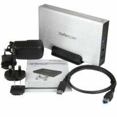 Scatola Esterna Startech S3510SMU33 Grigio Argentato USB USB 3.2 Gen 1