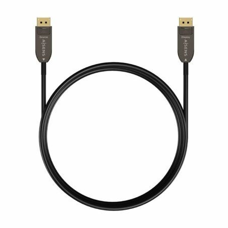 DisplayPort Cable Aisens A155-0608 Black 20 m