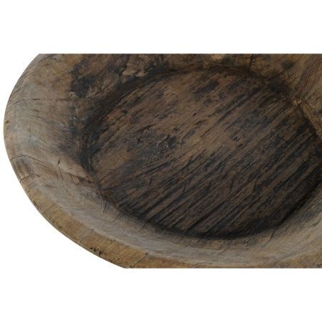 Snack tray Home ESPRIT Natural Wood 42 x 42 x 10 cm (2 Units)