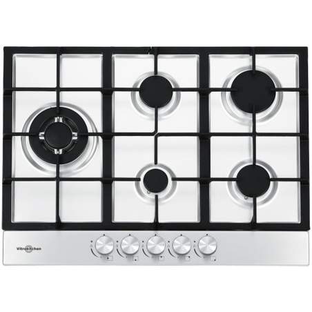 Gas Hob Vitrokitchen EN73IB 68 cm