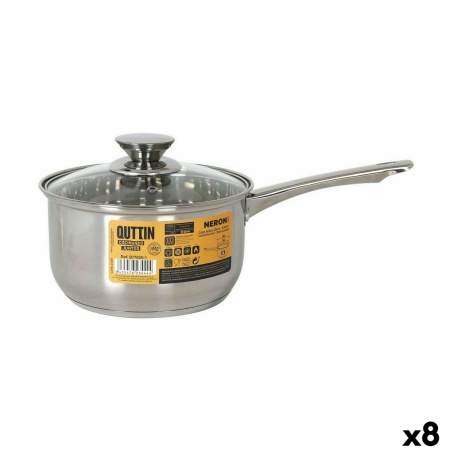 Saucepan with Lid Quttin New Neron Steel 35 x 19,5 x 10,5 cm (8 Units)