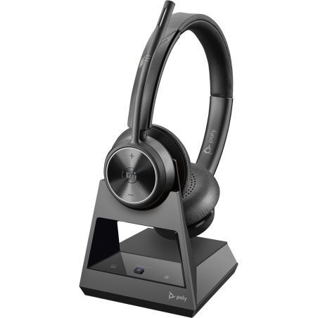 Headphones with Microphone Poly Savi 7320-M Office DECT Black