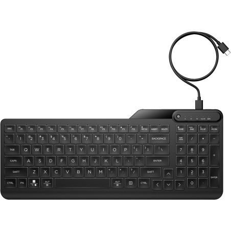 Tastiera e Mouse HP 405 Nero Qwerty US