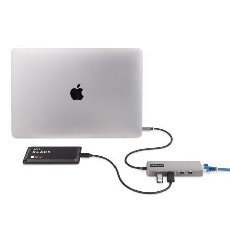 Hub USB-C Startech 10G2A1C25EPD-USB-HUB Grigio