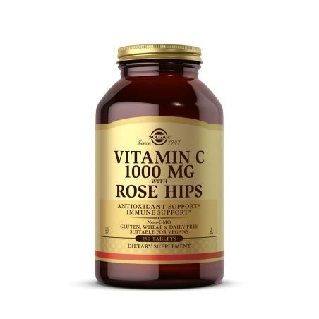 Rose Hips + Vitamina C Solgar 250 Unità