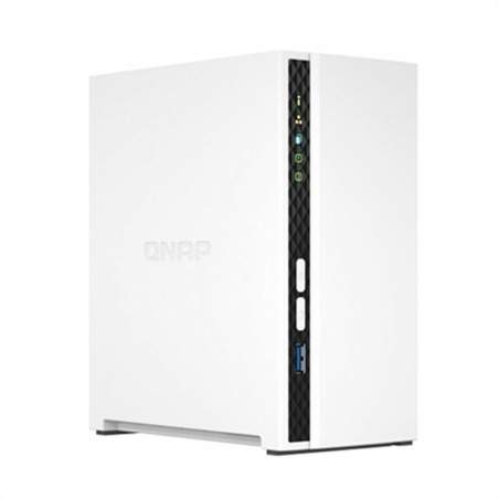 Memorizzazione in Rete NAS Qnap TS-233 Bianco Nero