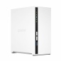 Memorizzazione in Rete NAS Qnap TS-233 Bianco Nero