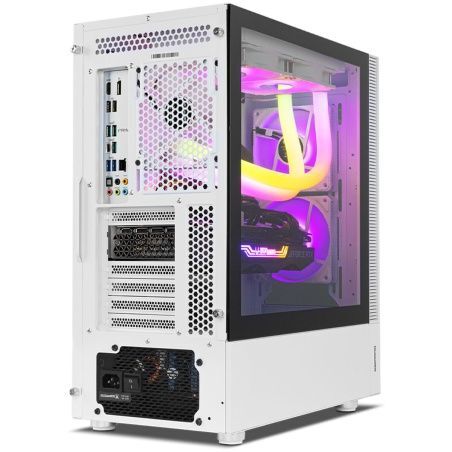 Case computer desktop ATX Nox Hummer Nemesis ARGB Bianco