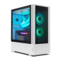 Case computer desktop ATX Nox Hummer Nemesis ARGB Bianco