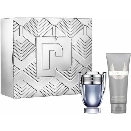 Men's Perfume Set Paco Rabanne INVICTUS 2 Pieces