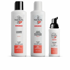 Set per Capelli Nioxin Sistema 4 Capelli colorati 3 Pezzi