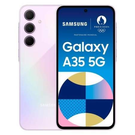 Smartphone Samsung Galaxy A35 6 GB RAM 128 GB Black Lilac