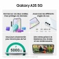 Smartphone Samsung Galaxy A35 6 GB RAM 128 GB Nero Lilla