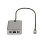 Hub USB-C Startech 117B-USBC-MULTIPORT Grigio 100 W
