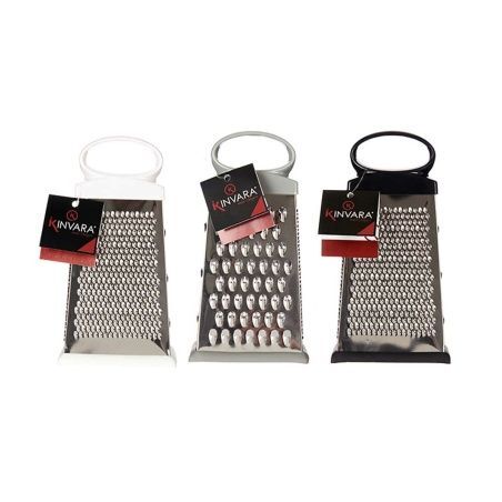 Grater Rubber Stainless steel Plastic 11,5 x 22,5 x 10 cm (24 Units)
