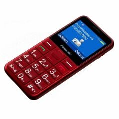 Cellulare per anziani Panasonic KX-TU155EXRN 2,4" Rosso