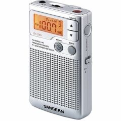 Radio Sangean DT250S Argentato