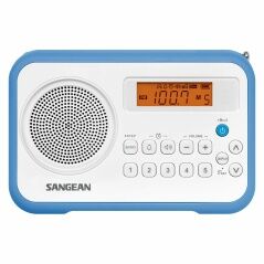 Radio Sangean PRD18W Azzurro Ambra Azzurro/Bianco