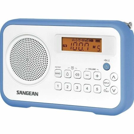 Radio Sangean PRD18W Azzurro Ambra Azzurro/Bianco
