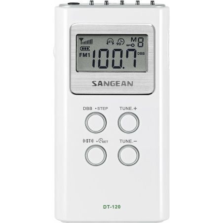 Radio Sangean DT120W BLANCO Bianco