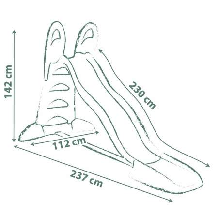 Toboggan Smoby XL Toboggan Green