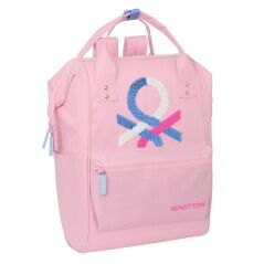 Laptop Backpack Benetton benetton Pink 27 x 40 x 19 cm