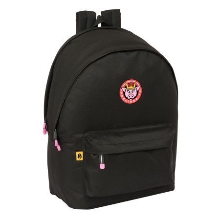 Rucksack for Laptop and Tablet with USB Output Kings League +usb kings league Black 31 x 44 x 18 cm