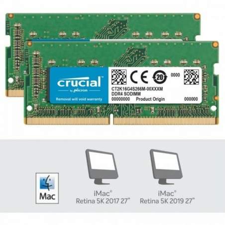 Memoria RAM Crucial CT2K16G4S266M 32 GB 2666 MHz CL19 DDR4