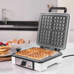 Macchina da Waffle Cecotec Fun Gofrestone 4Inox 1200 W