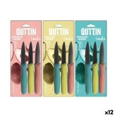 Knife Set Quttin Samba 3 Pieces 19,5 x 2 x 1 cm (12 Units)