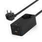 Wall Charger KSIX GaN Black 65 W