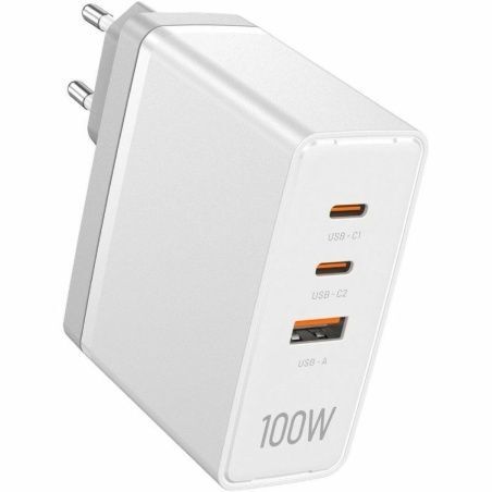Caricabatterie da Parete Vention FEGW0-EU Bianco 100 W (1 Unità)
