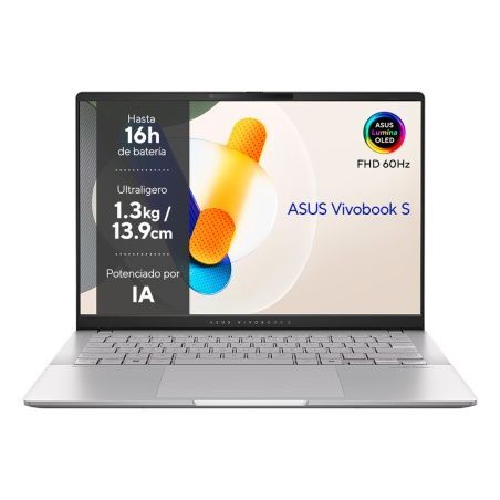 Laptop Asus VivoBook S 14 OLED M5406NA-QD082W 14" 16 GB RAM 512 GB SSD Qwerty in Spagnolo AMD Ryzen 5 7535HS