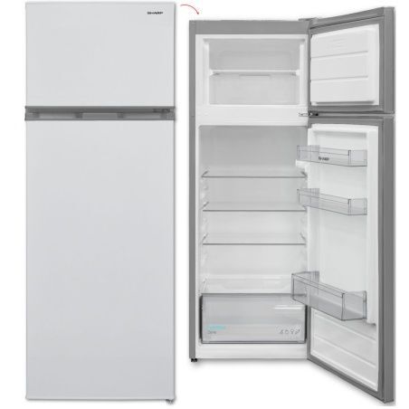 Combined Refrigerator Sharp SJFTB01ITXWEES White