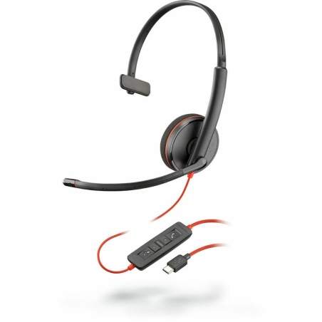 Auricolari con Microfono Plantronics 209746-201 Nero