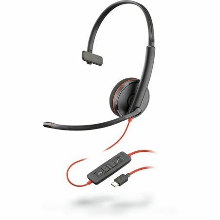 Headphones with Microphone Plantronics 209746-201 Black