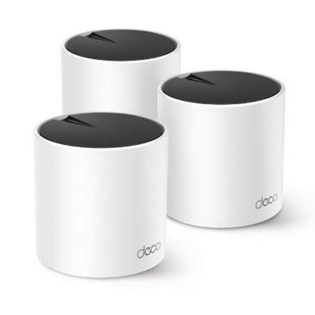 Cavo di Rete Rigido UTP Categoria 6 TP-Link DECO X55(3-PACK) Bianco Nero (3 Unità)