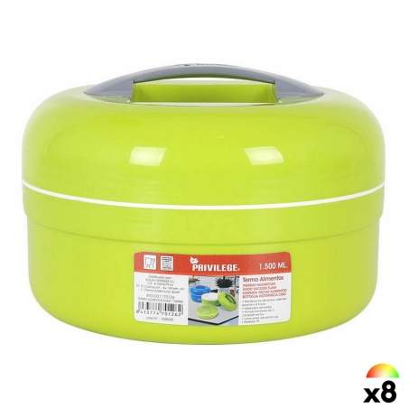 Thermos for Food Privilege 85285 Plastic 22 x 15 cm (8 Units) (1,5 L)