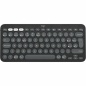 Tastiera Wireless Logitech Pebble Keys 2 K380s Qwerty in Spagnolo Nero Grigio Grafite