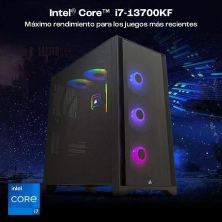 Desktop PC PcCom Imperial Intel Core i7-13700KF 32 GB RAM 2 TB SSD Nvidia Geforce RTX 4070