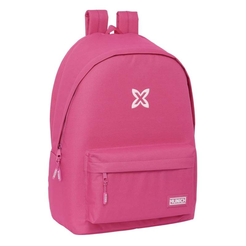 Zaino per Portatile Munich Basic Fucsia 31 x 44 x 18 cm