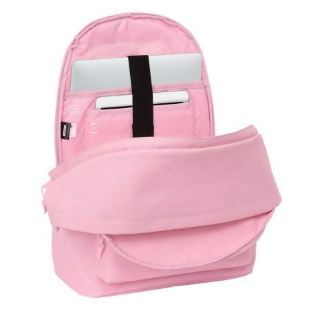 Laptop Backpack Real Madrid C.F. Pink 31 x 44 x 18 cm