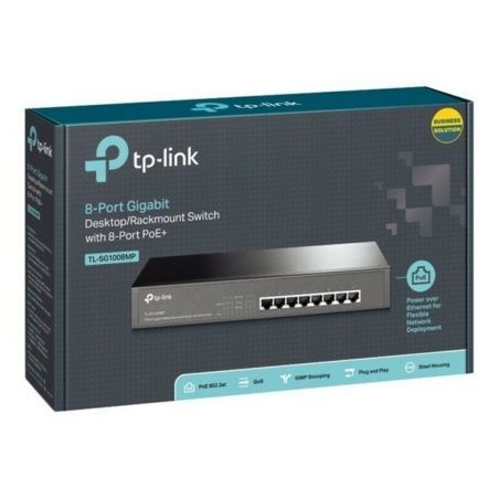 Cabinet Switch TP-Link TL-SG1008MP RJ45 PoE 16 Gbps