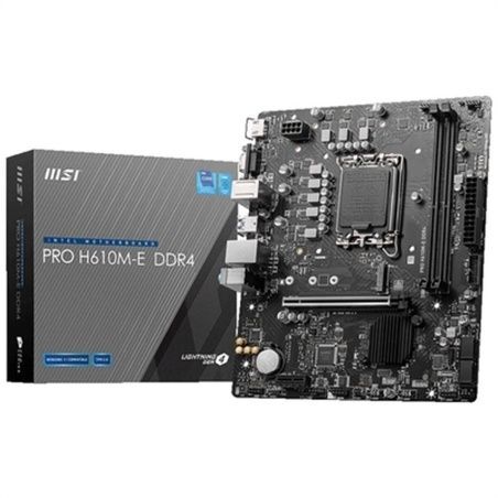 Motherboard MSI PRO H610M-E DDR4 LGA 1700 H610 DDR4 mATX