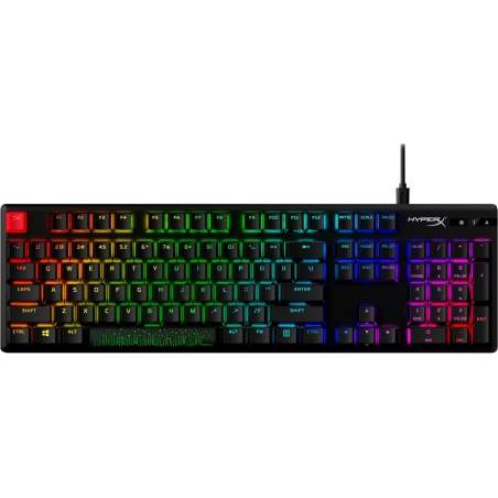 Tastiera per Giochi Hyperx 639N3AAABE QWERTY Nero