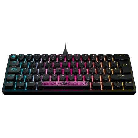 Gaming Keyboard Corsair K65 Spanish Qwerty Black