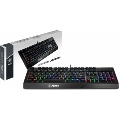 Gaming Keyboard MSI Vigor GK20 Black Spanish Qwerty LED RGB