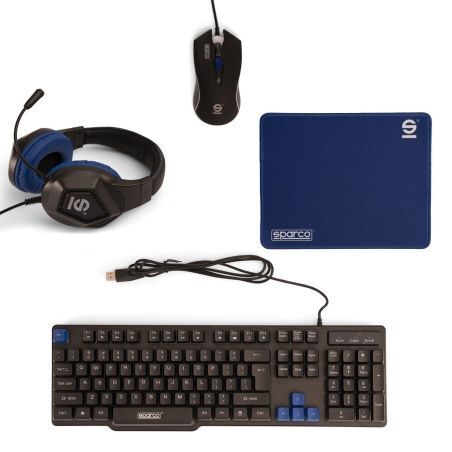 Game pack Sparco SPGAMEKITESP Qwerty in Spagnolo