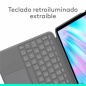 Custodia per Tablet Logitech iPad Air 2024 iPad Air 2022 Grigio Qwerty in Spagnolo QWERTY